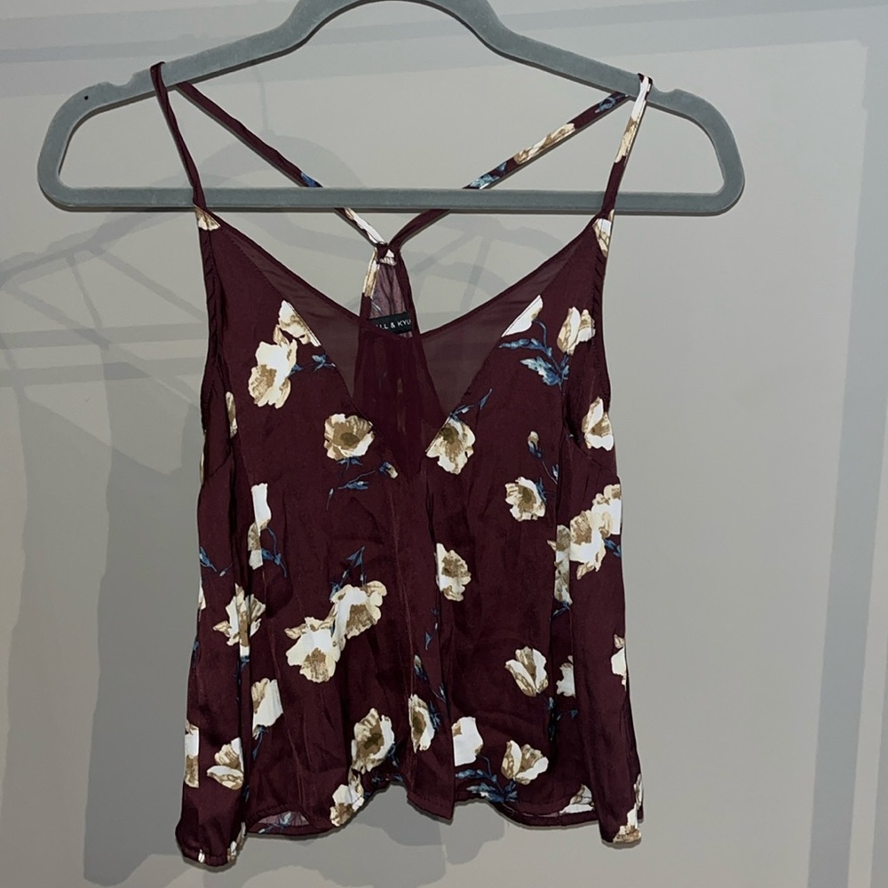 Racerback blouse